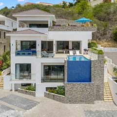 Cliffside-7BR-2 private pools with Gym and Seaview